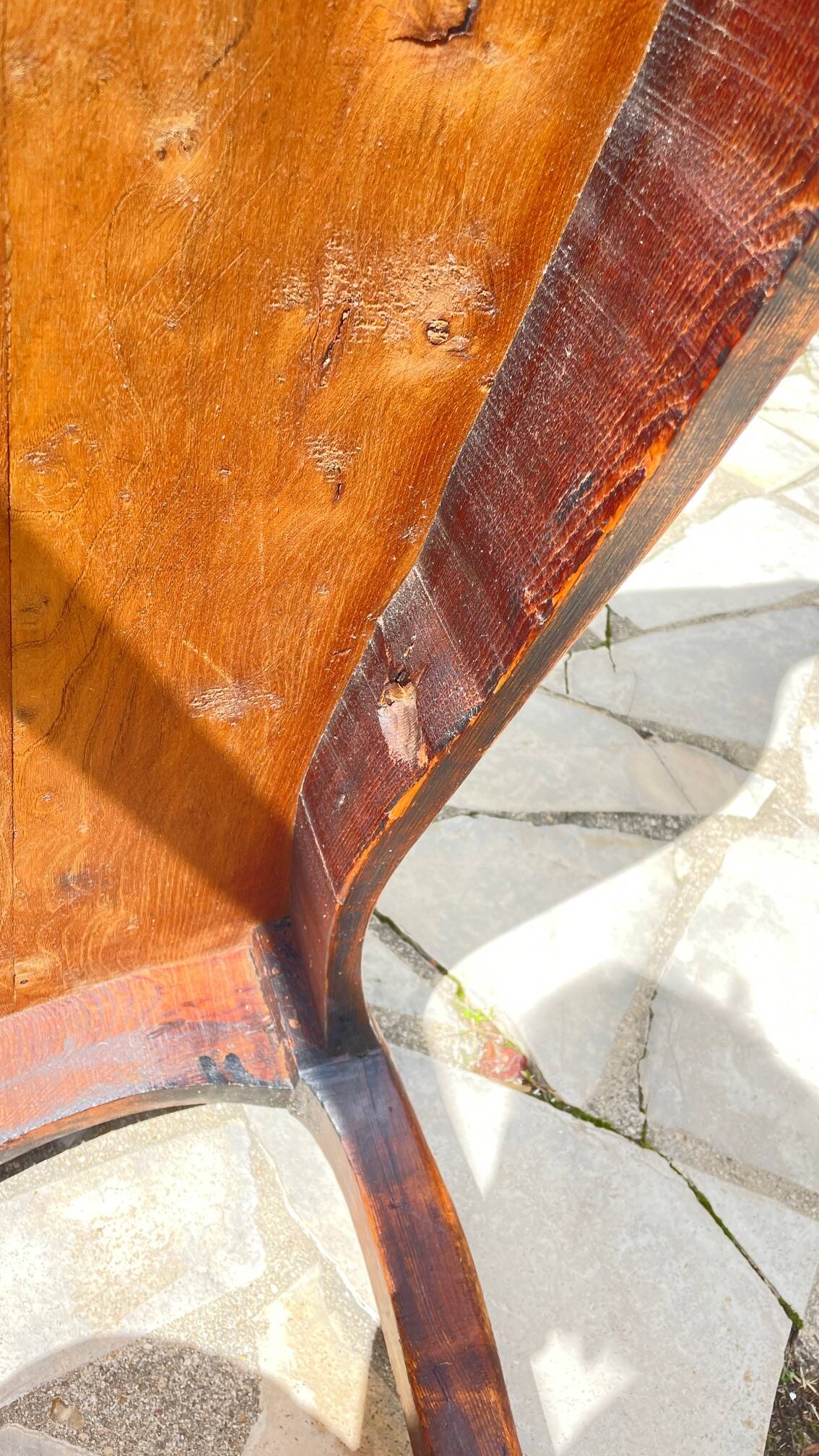 TABLE BUREAU Pieds Courbés