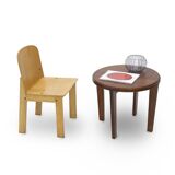 Wooden chair by Luca Meda for Longoni, 1970s