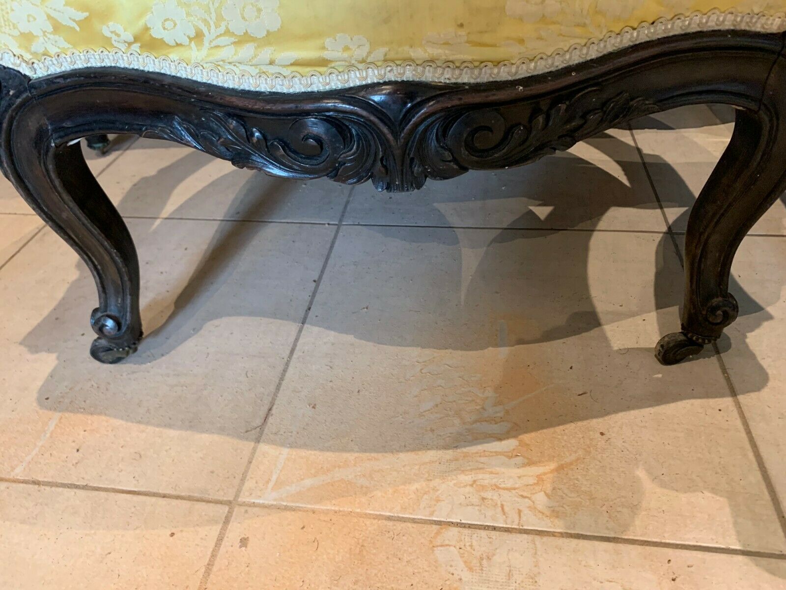 Napoleon III rosewood suite of eight 19th century armchairs