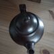 Vintage brown glazed earthenware teapot by Jean Dubost