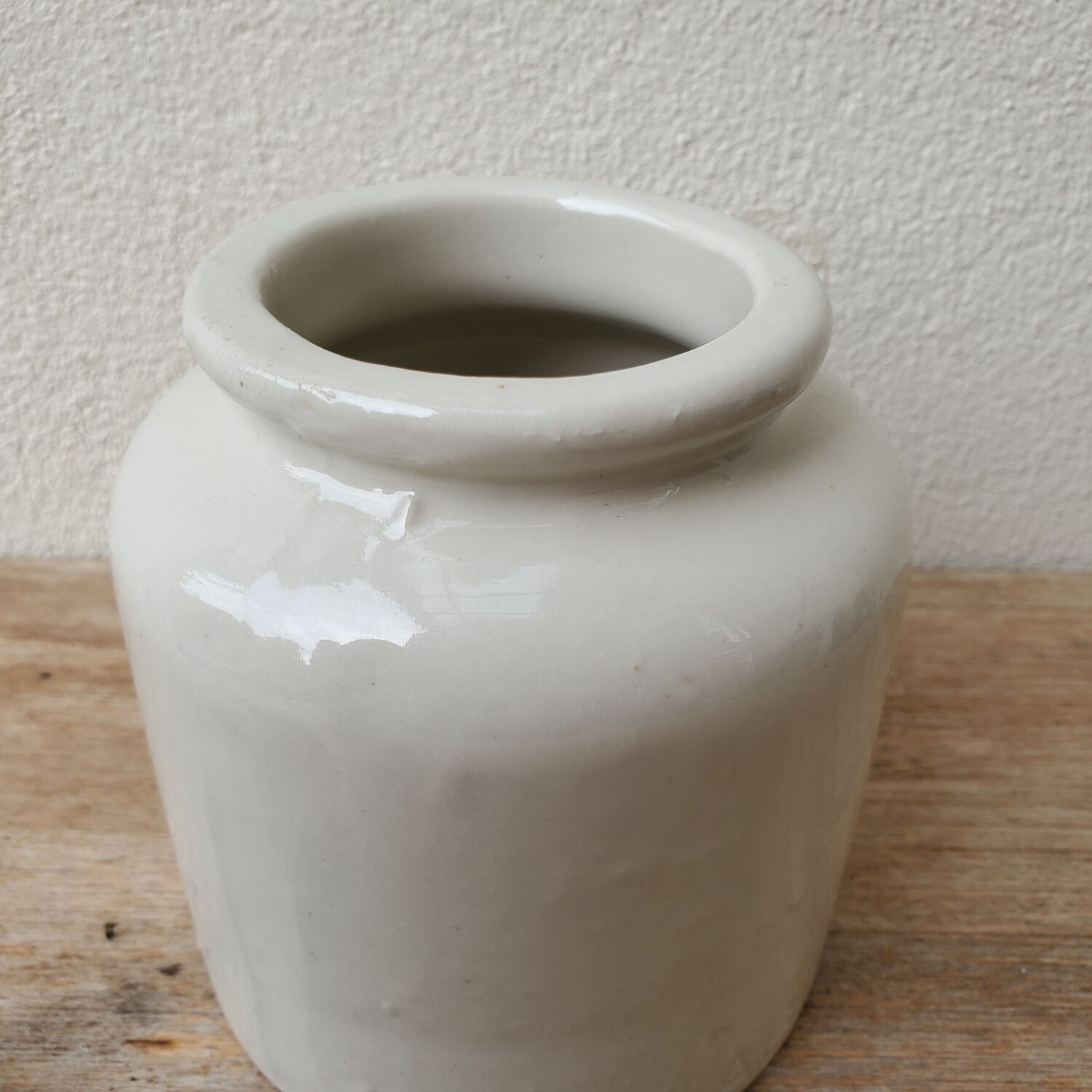 Mustard pot in stoneware LAB Lagny
