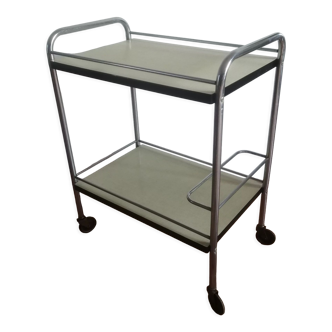 Rolling trolley in formica 70s