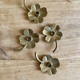 Set of 4 small vintage brass candlesticks/candle holders