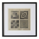 Tableau Vintage Art Optique - Victor Vasarely - Frame 40x40cm.