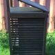 Wooden printer's cabinet with drawer lockers