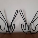 Set of 2 vintage Ettore Sotsass coat hooks