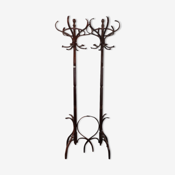 Pair bentwood coatracks