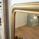 Antique Louis Philippe mirror from the 19th century, restored.