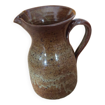 Stoneware pitcher