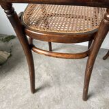Set of 4 Fischel cane bistro chairs
