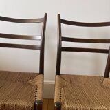 Pair of rope chairs "Gracell" by Yngve Ekstrom for Gemla, 1950s