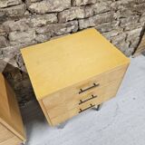Pair of vintage 1960's bedside tables
