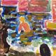 Pierre Lacroux (1909-1993) Gouache - 24 x 32 cm - Reclining Nude - October 85