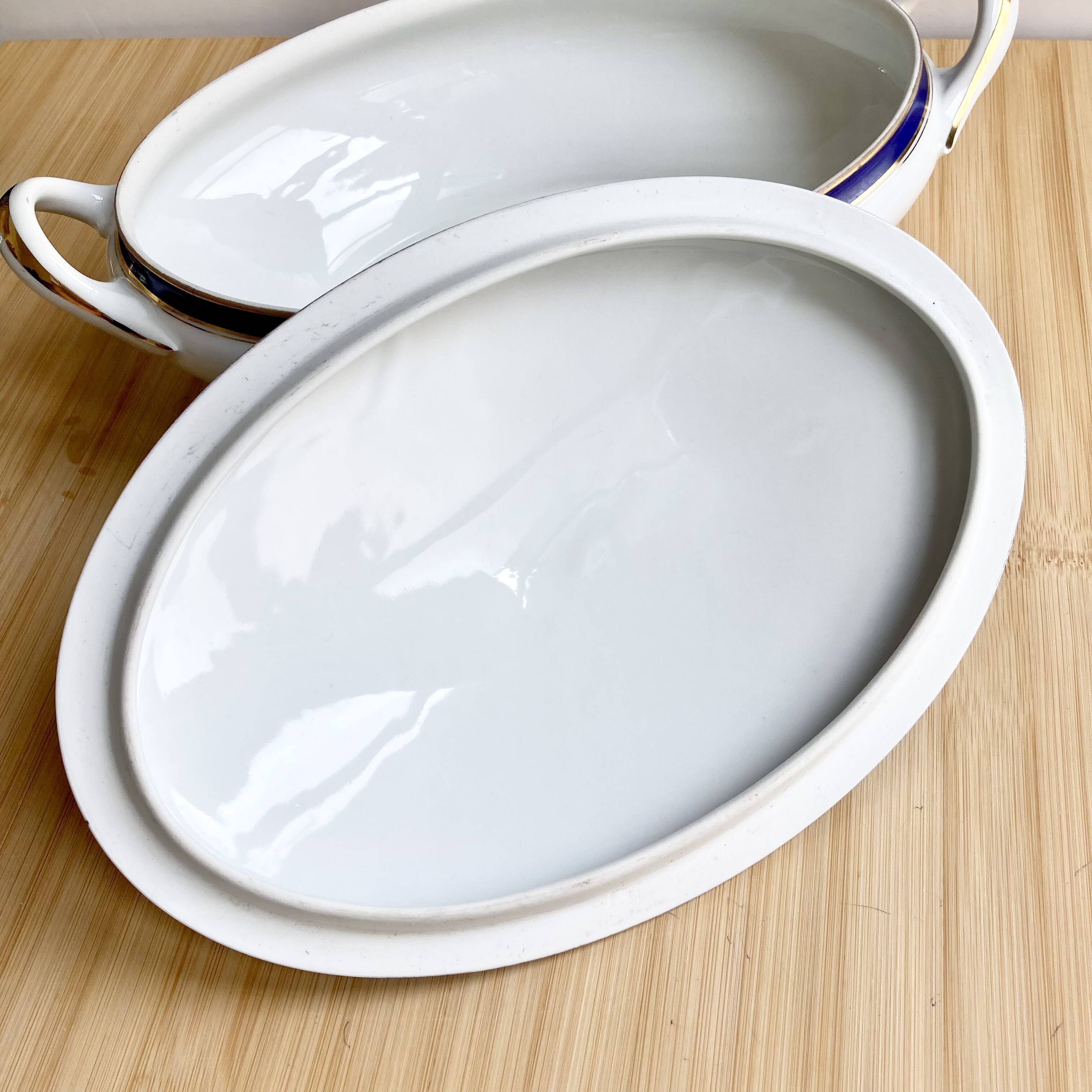 F.Legrand porcelain soup tureen 1920