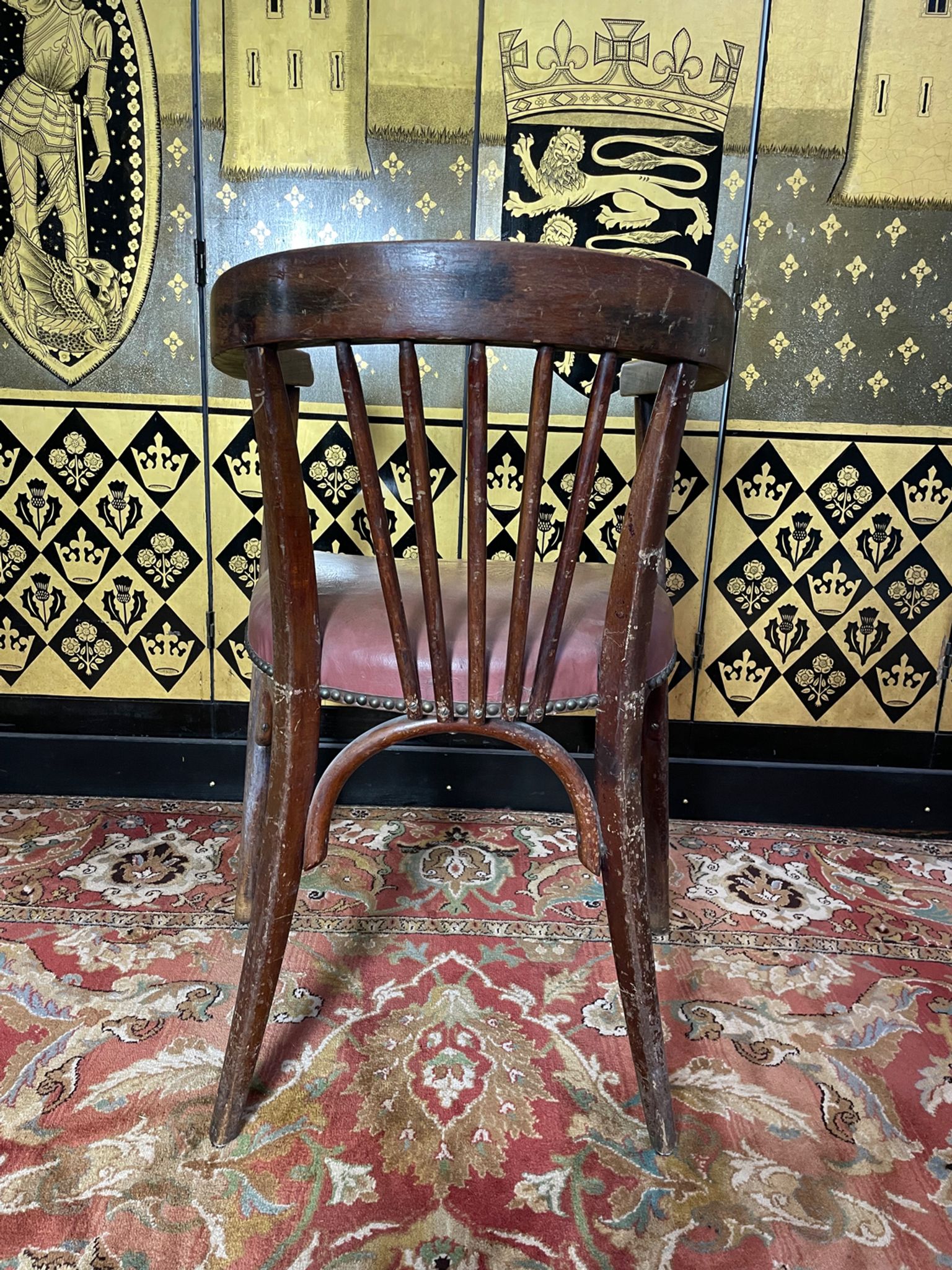 Fauteuil de bureau en bois courbé « Japy Frères »
