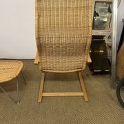 Superb set of chairs and a small wicker table.