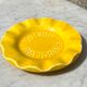Coupe vide poche céramique St Clément jaune Loterie Nationale vintage années 60