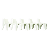 Set of 5 chairs model no BA 1171 designed by Helmut Bätzner for Bofinger, Germany 1960s