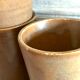 Lot de six mugs Digoin en grès