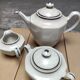 Vintage tea service Limoges porcelain 3 pieces