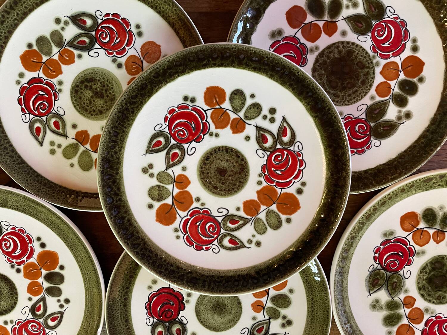German ceramic plates