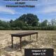 Walnut farmhouse table
