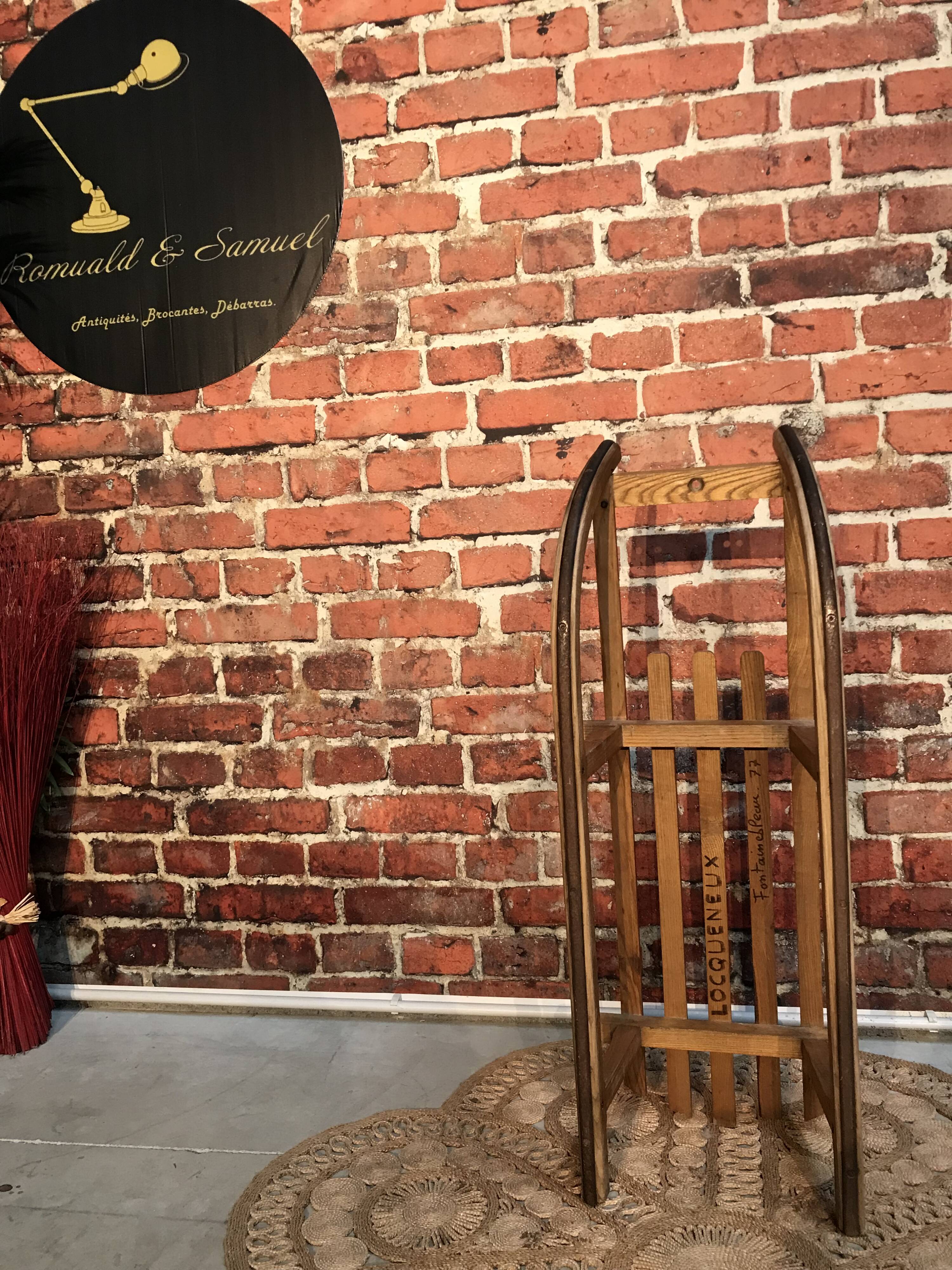 Wooden toboggan