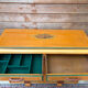 Low buffet / Art Deco sideboard (1930s) revamped in Folk / Bohemian style.