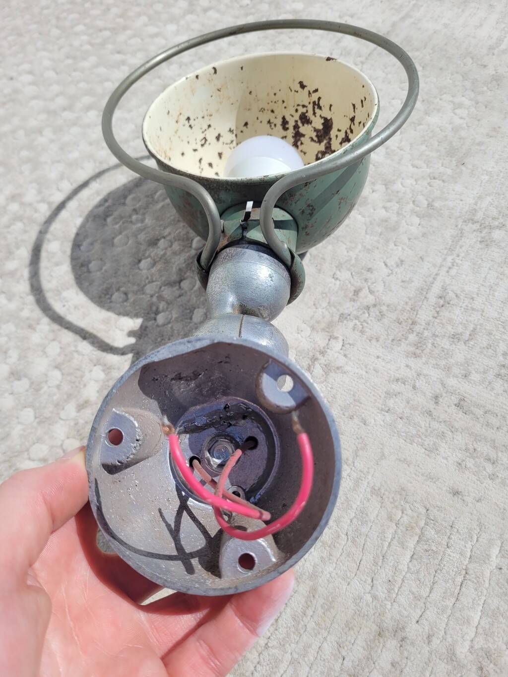 JLD antique workshop wall lamp