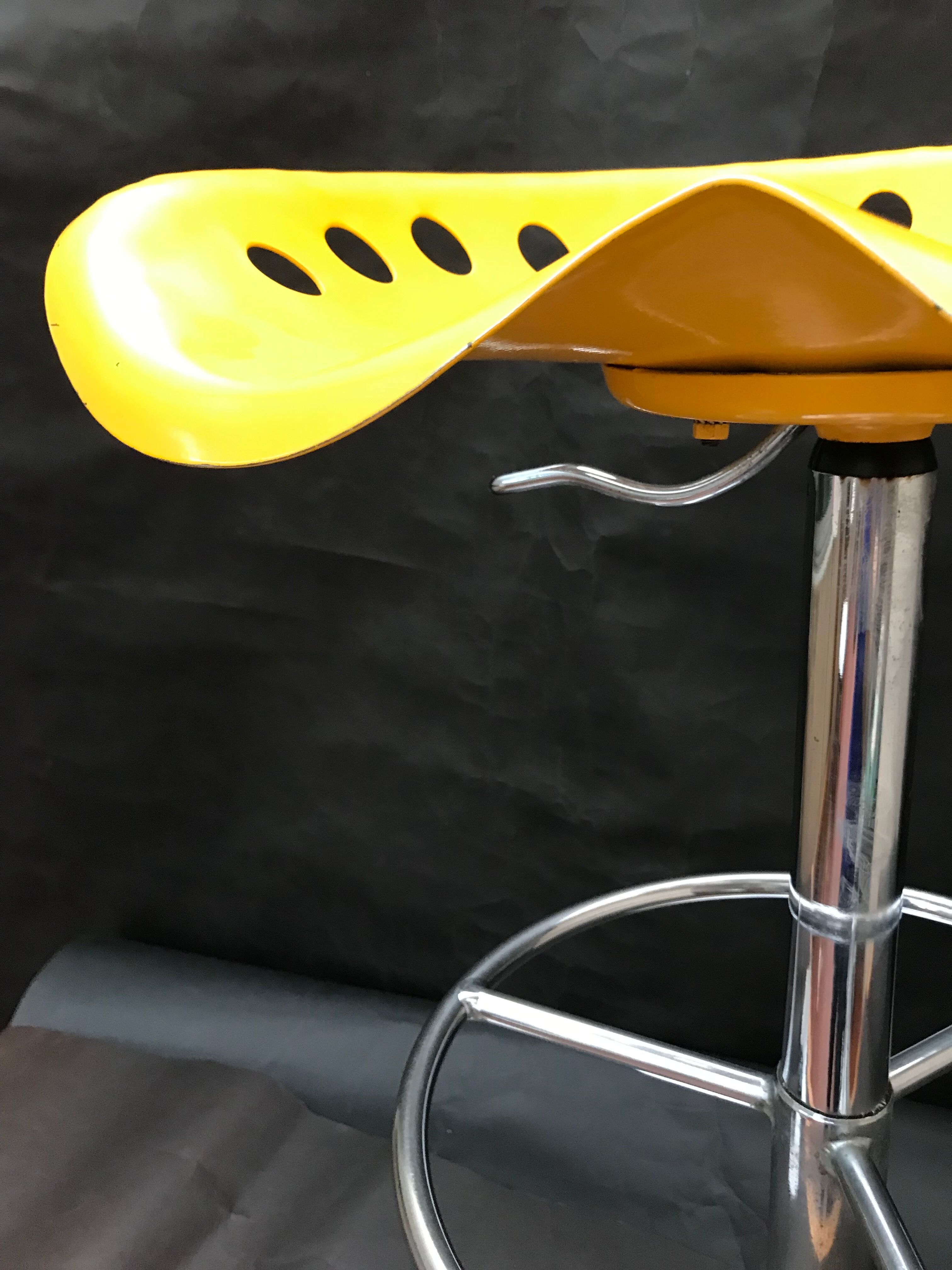 Bar stool "tractor" by Etienne Fermigier for Mirima 1971
