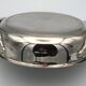Cut vintage pocket tray in silver metal, swan-shaped handles
