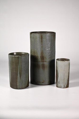 Cylindrical Vases from Studio Keramik, Set of 3