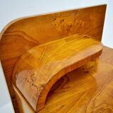 1938s Pair of Art Deco Bedside Tables, Czechoslovakia