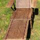 Transat chaise longue rotin