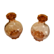 Pair of amber vials