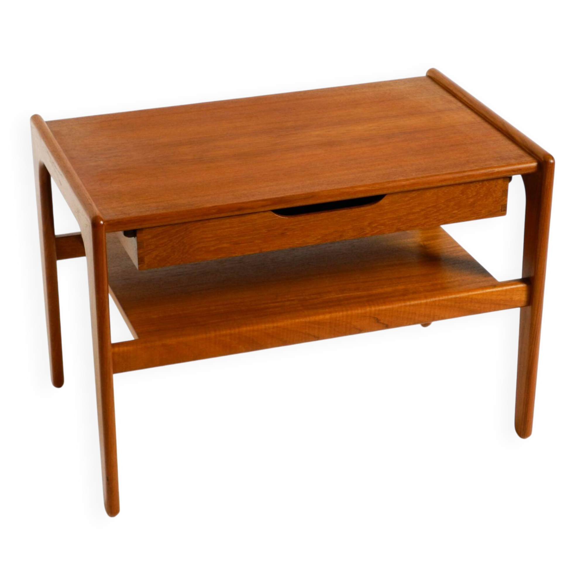 Danish mid-century teak side table with drawer by Salin Nyborg, circa 1960s