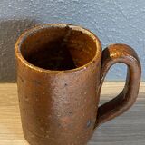 Glazed stoneware mug
