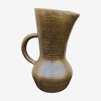 Vintage sandstone pitcher 1970 Digoin