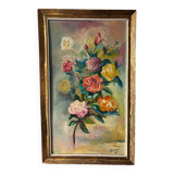 Bouquet of flowers signed from 1965
