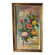 Bouquet de fleurs signé de 1965