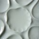6 oyster plates in white Limoges porcelain