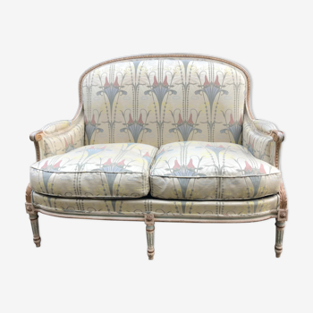 Louis XVI-style two-seater sofa