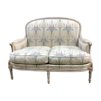 Louis XVI-style two-seater sofa