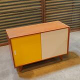 Buffet U 452 Yellow by Jiri Jiroutek for Interier Praha 1960