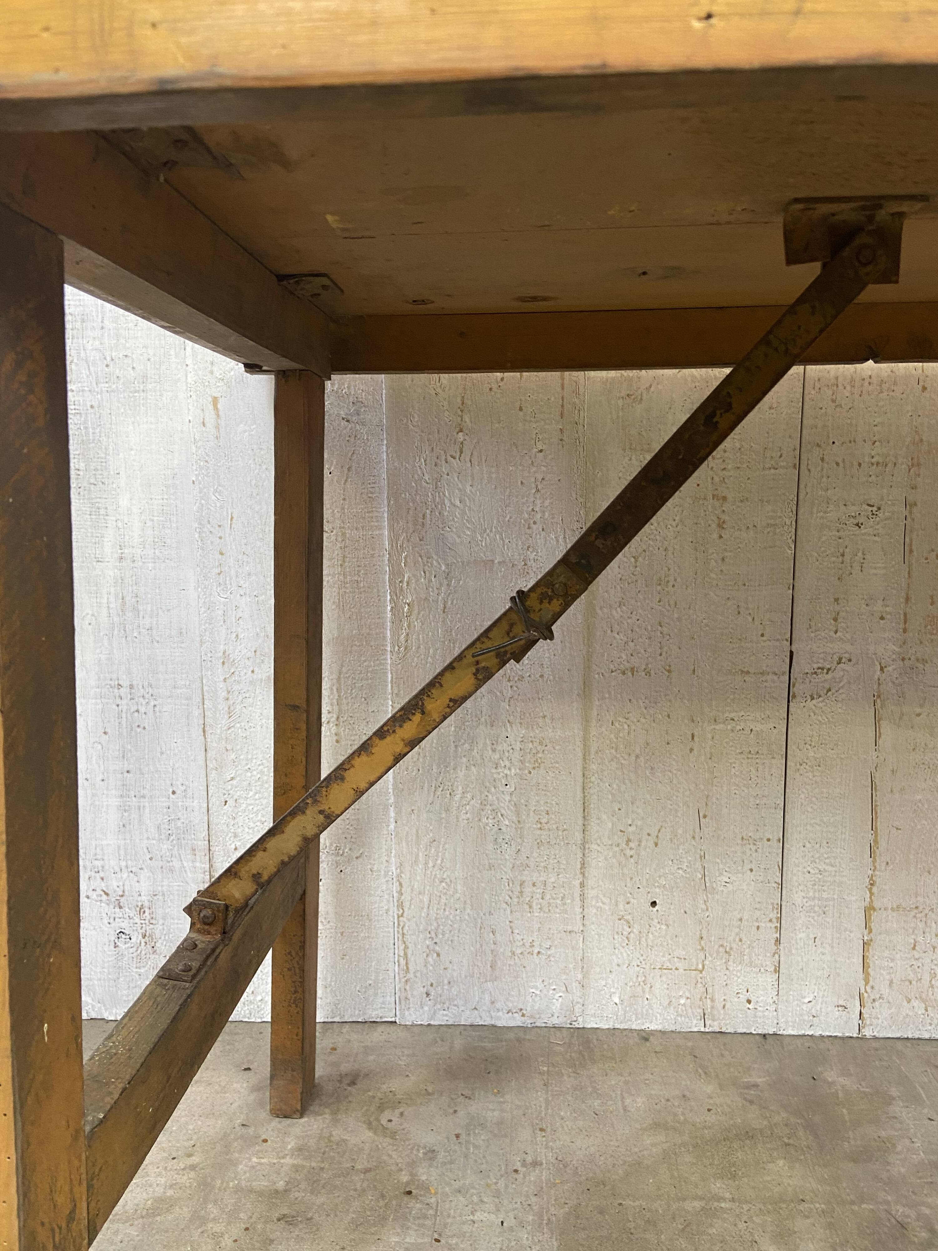 Vintage workshop table
