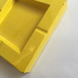 Large yellow ashtray