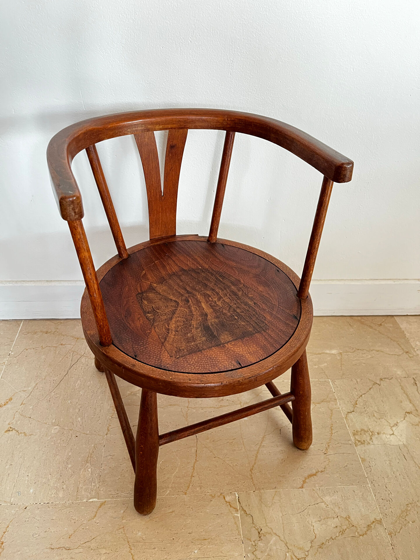 Child's chair, turned wood
