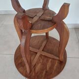 Round art deco pedestal table