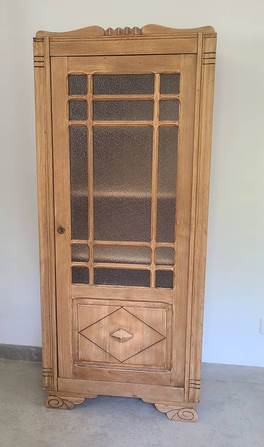 Parisian Art Deco wardrobe Parisian furniture in raw wood