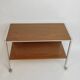 Desserte de bar vintage, années 70 - bois et chrome